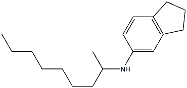 N-(nonan-2-yl)-2,3-dihydro-1H-inden-5-amine Struktur