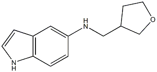 N-(oxolan-3-ylmethyl)-1H-indol-5-amine Struktur