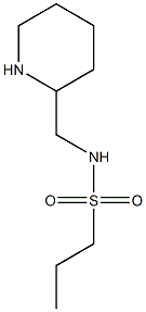 N-(piperidin-2-ylmethyl)propane-1-sulfonamide Struktur