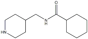 N-(piperidin-4-ylmethyl)cyclohexanecarboxamide Struktur