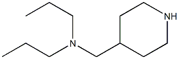 N-(piperidin-4-ylmethyl)-N,N-dipropylamine Struktur