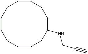 N-(prop-2-yn-1-yl)cyclododecanamine Struktur