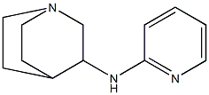 N-(pyridin-2-yl)-1-azabicyclo[2.2.2]octan-3-amine Struktur