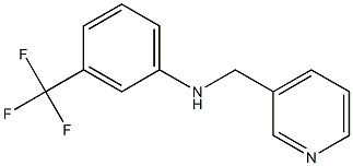 N-(pyridin-3-ylmethyl)-3-(trifluoromethyl)aniline Struktur