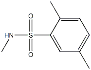 N,2,5-trimethylbenzene-1-sulfonamide Struktur