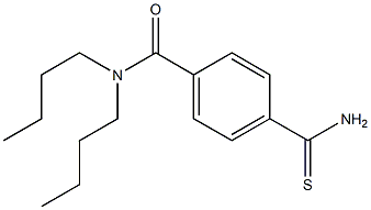 N,N-dibutyl-4-carbamothioylbenzamide Struktur