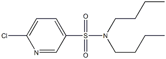 N,N-dibutyl-6-chloropyridine-3-sulfonamide Struktur