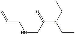 N,N-diethyl-2-(prop-2-en-1-ylamino)acetamide Struktur