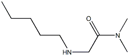 N,N-dimethyl-2-(pentylamino)acetamide Struktur