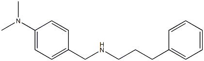 N,N-dimethyl-4-{[(3-phenylpropyl)amino]methyl}aniline Struktur