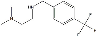 N,N-dimethyl-N'-[4-(trifluoromethyl)benzyl]ethane-1,2-diamine Struktur