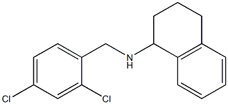 N-[(2,4-dichlorophenyl)methyl]-1,2,3,4-tetrahydronaphthalen-1-amine Struktur