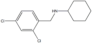 N-[(2,4-dichlorophenyl)methyl]cyclohexanamine Struktur