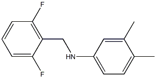 N-[(2,6-difluorophenyl)methyl]-3,4-dimethylaniline Struktur