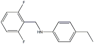 N-[(2,6-difluorophenyl)methyl]-4-ethylaniline Struktur