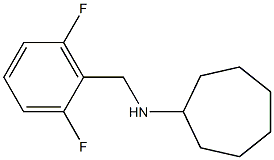 N-[(2,6-difluorophenyl)methyl]cycloheptanamine Struktur