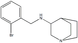 N-[(2-bromophenyl)methyl]-1-azabicyclo[2.2.2]octan-3-amine Struktur