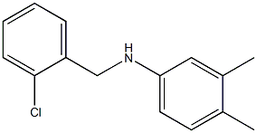 N-[(2-chlorophenyl)methyl]-3,4-dimethylaniline Struktur