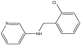 N-[(2-chlorophenyl)methyl]pyridin-3-amine Struktur