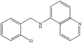 N-[(2-chlorophenyl)methyl]quinolin-5-amine Struktur