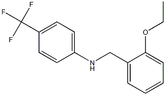 N-[(2-ethoxyphenyl)methyl]-4-(trifluoromethyl)aniline Struktur