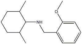 N-[(2-methoxyphenyl)methyl]-2,6-dimethylcyclohexan-1-amine Struktur