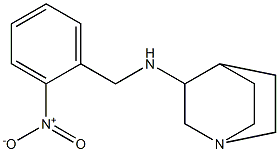 N-[(2-nitrophenyl)methyl]-1-azabicyclo[2.2.2]octan-3-amine Struktur