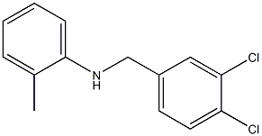 N-[(3,4-dichlorophenyl)methyl]-2-methylaniline Struktur