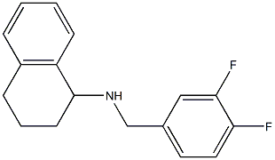 N-[(3,4-difluorophenyl)methyl]-1,2,3,4-tetrahydronaphthalen-1-amine Struktur