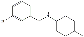 N-[(3-chlorophenyl)methyl]-4-methylcyclohexan-1-amine Struktur