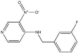 N-[(3-fluorophenyl)methyl]-3-nitropyridin-4-amine Struktur