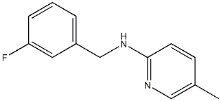 N-[(3-fluorophenyl)methyl]-5-methylpyridin-2-amine Struktur