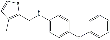 N-[(3-methylthiophen-2-yl)methyl]-4-phenoxyaniline Struktur