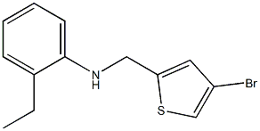 N-[(4-bromothiophen-2-yl)methyl]-2-ethylaniline Struktur