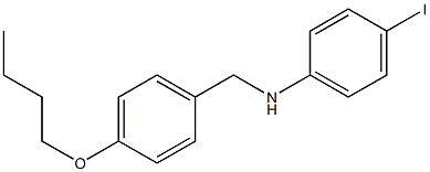 N-[(4-butoxyphenyl)methyl]-4-iodoaniline Struktur