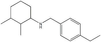 N-[(4-ethylphenyl)methyl]-2,3-dimethylcyclohexan-1-amine Struktur