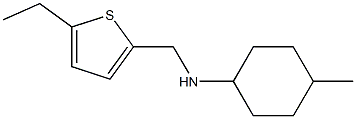 N-[(5-ethylthiophen-2-yl)methyl]-4-methylcyclohexan-1-amine Struktur