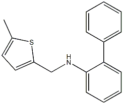 N-[(5-methylthiophen-2-yl)methyl]-2-phenylaniline Struktur