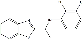 N-[1-(1,3-benzothiazol-2-yl)ethyl]-2,3-dichloroaniline Struktur