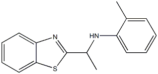 N-[1-(1,3-benzothiazol-2-yl)ethyl]-2-methylaniline Struktur