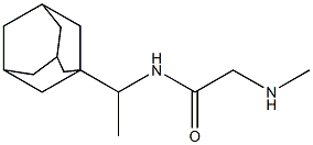 N-[1-(1-adamantyl)ethyl]-2-(methylamino)acetamide Struktur