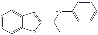 N-[1-(1-benzofuran-2-yl)ethyl]aniline Struktur