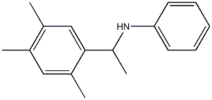 N-[1-(2,4,5-trimethylphenyl)ethyl]aniline Struktur