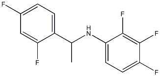 N-[1-(2,4-difluorophenyl)ethyl]-2,3,4-trifluoroaniline Struktur