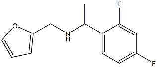 N-[1-(2,4-difluorophenyl)ethyl]-N-(2-furylmethyl)amine Struktur