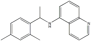 N-[1-(2,4-dimethylphenyl)ethyl]quinolin-5-amine Struktur