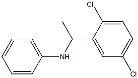 N-[1-(2,5-dichlorophenyl)ethyl]aniline Struktur