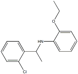 N-[1-(2-chlorophenyl)ethyl]-2-ethoxyaniline Struktur