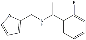 N-[1-(2-fluorophenyl)ethyl]-N-(2-furylmethyl)amine Struktur