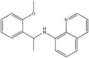 N-[1-(2-methoxyphenyl)ethyl]quinolin-8-amine Struktur